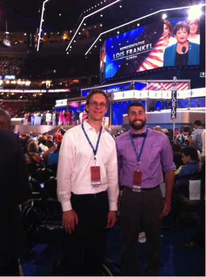 Luke Perry attends both national conventions