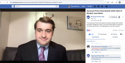 The 2020 Syracuse Press Club award winners were announced on May 21, 2020 in a Facebook Live event.