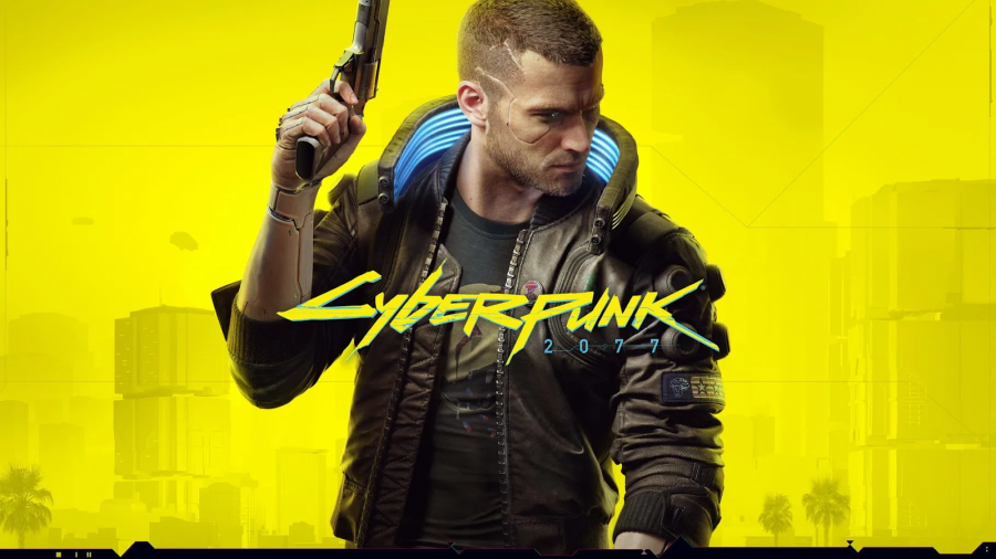 Photo from Venture Beat, featuring the cover for the title, Cyberpunk 2077