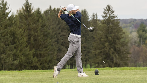 Josh Kienz is tied for the lead in the Empire 8 Golf Championships heading into the spring portion of the schedule.