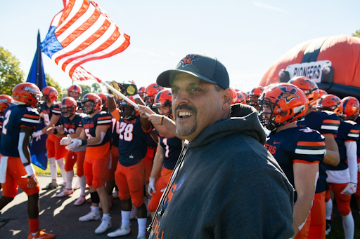 Head Football Coach Blaise Faggiano.