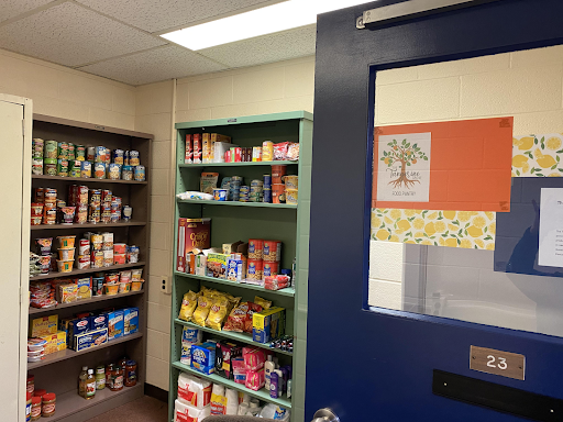 Utica Colleges food pantry The Tangerine Grove has reopened and relocated into room B23 of Hubbard Hall.