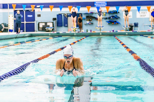 The Utica College womens swim and dive team look for win  No. 6 this Friday vs. Cazenovia College.