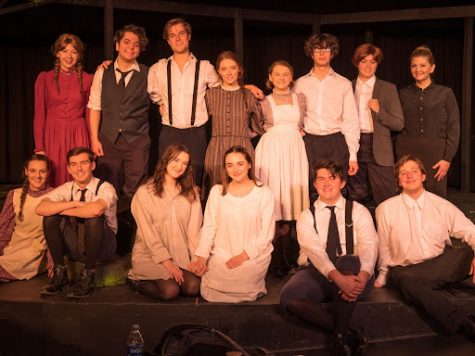 Cast photo of Spring Awakening, submitted by actress Hannah DeStefano.