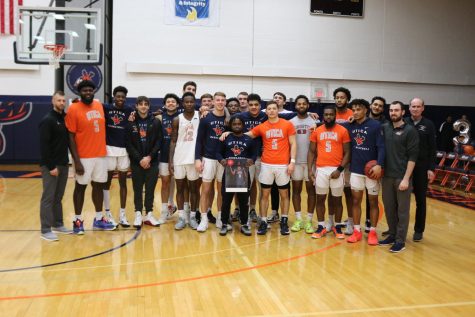 Utica College mens basketball celebrated senior day with a win over conference rival St. John Fisher.