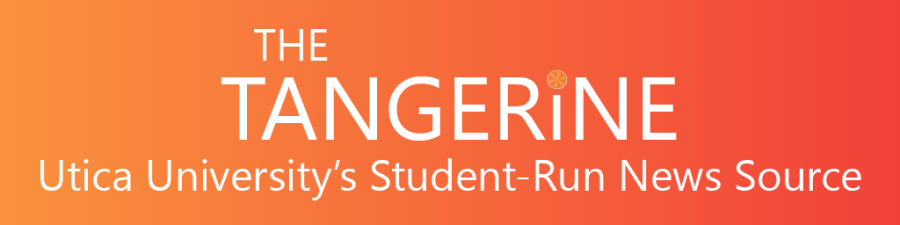 The updated web banner for the Utica University Tangerine