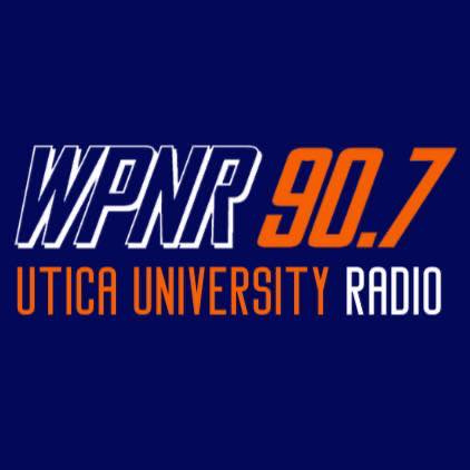 The newly updated logo for WPNR 90.7 FM, Utica University Radio.