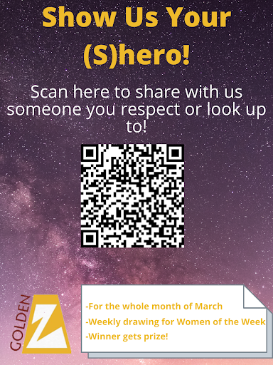 Scan the flier and nominate your (s)hero. Utica's Golden Z will be accepting entries for the entire month of March.