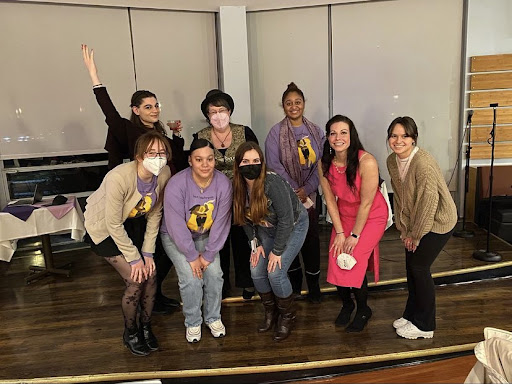 Photo of Utica University's Women's Resource Center staff and advisors after a successful Women’s Empowerment Cabaret in mid-March.
