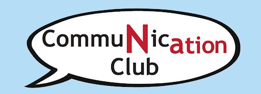 Logo for the newly formed Communication Club at Utica University.