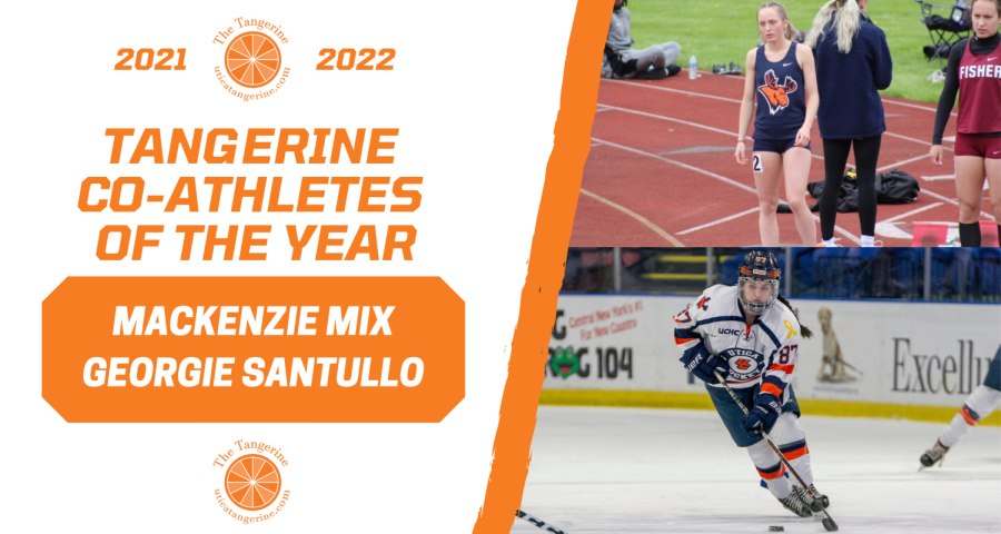 Mackenzie Mix and Georgie Santullo have been named the Tangerines Co-Athletes of the Year.