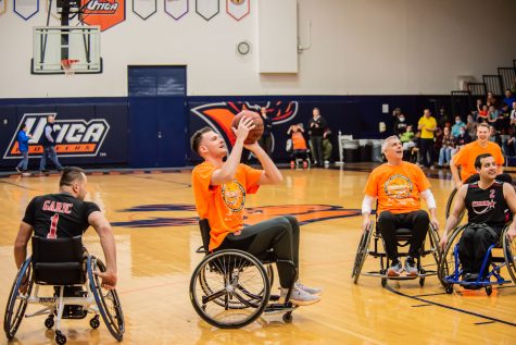 The 18th annual Sitrin Celebrity Classic Wheelchair Game was held at Utica University on April 28. 