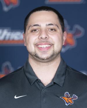 A headshot of Ziobrowski featured on the Utica Pioneers website.