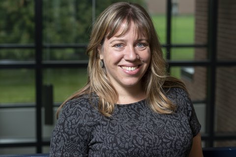 Laurah Klepinger pictured above in her University headshot. 