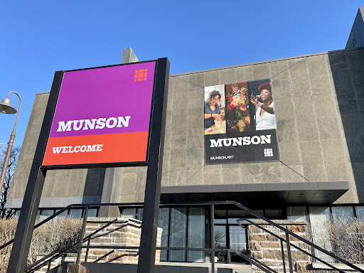 The front entrance of Munson brandishing their new name on the front sign.