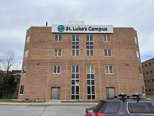 A back entrance to St. Luke’s Campus. 