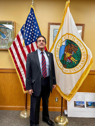 Mayor Robert Palmieri in City Hall’s conference room. Photo: Diana Sidorevich