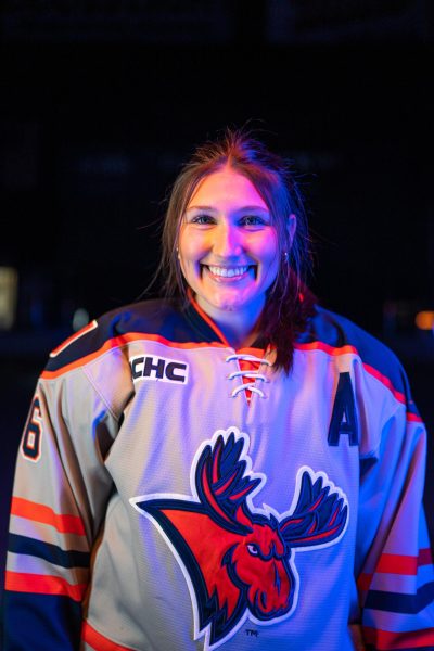 Womens hockey forward Erica Sloan. Photo courtesy of YSM Media. 