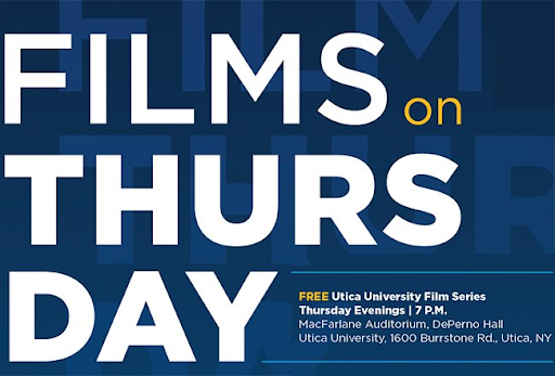 The poster for Films on Thursday provided by Professor Jeff Miller.  