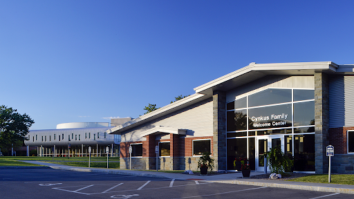 The Cynkus Family Welcome Center, location of the offices of enrollment management/ Photo: Utica University