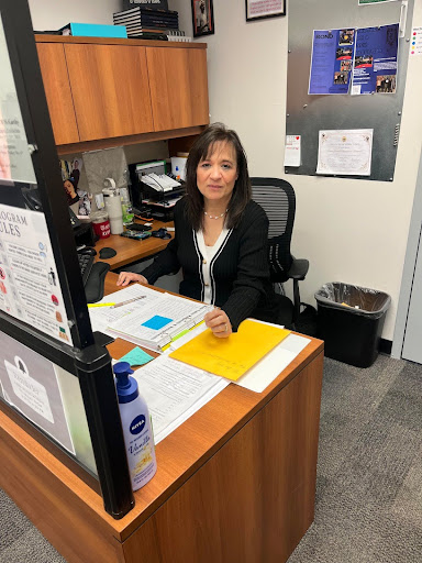 Dawn Cittadino-Santiago at her office. Photo by Grace Christopher.
