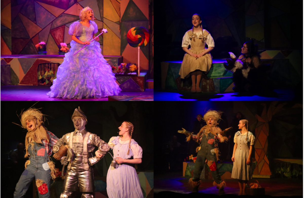 The cast of "The Wizard of Oz" rehearses days before the show opening. Photos by Editor in Chief Breannan O'Hara. 