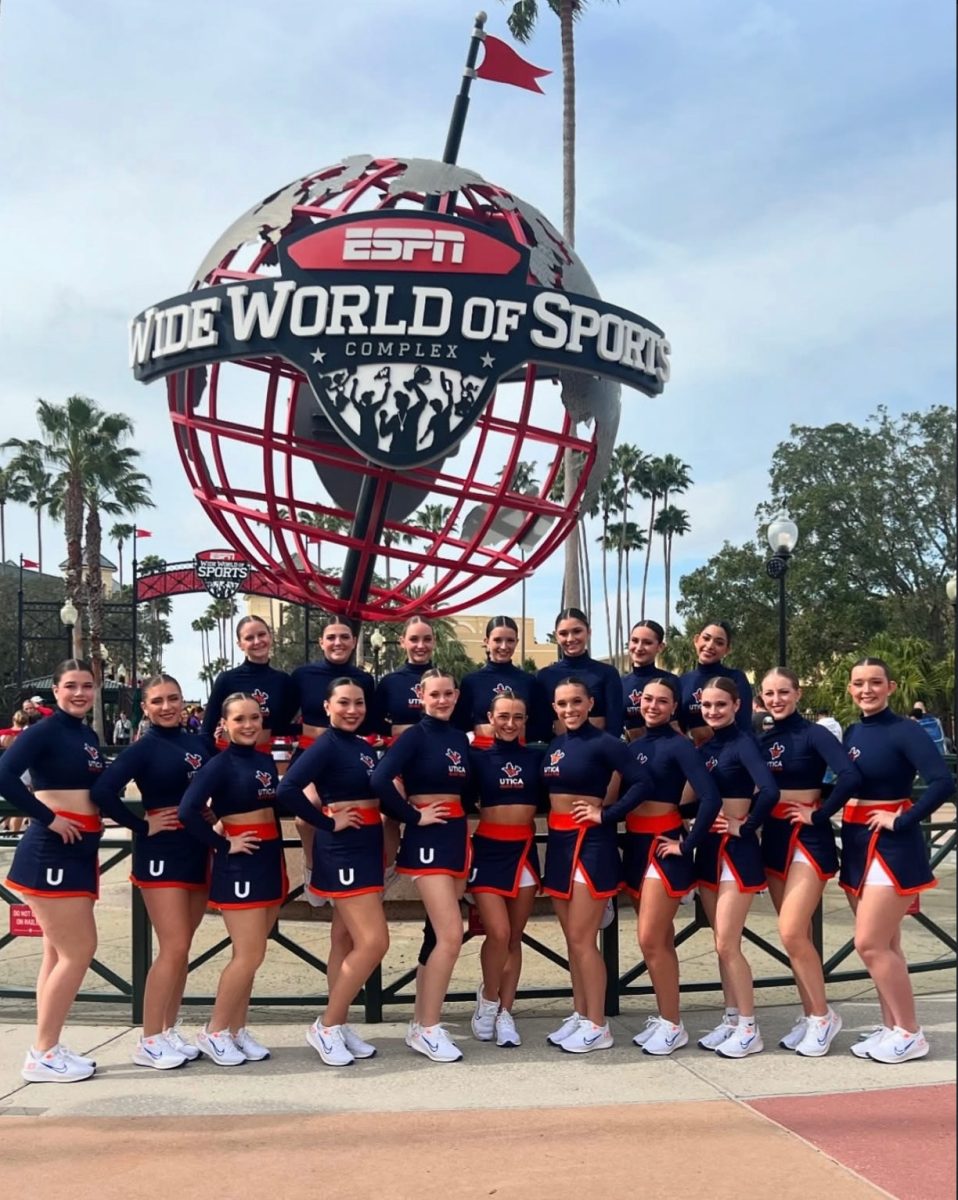 The Utica University Dance Team at the ESPN Wide World Sports Resort in Orlando, Florida. Photo by Ciara Parrish