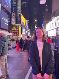 Photo of Staff Writer Megan Wright in New York City
