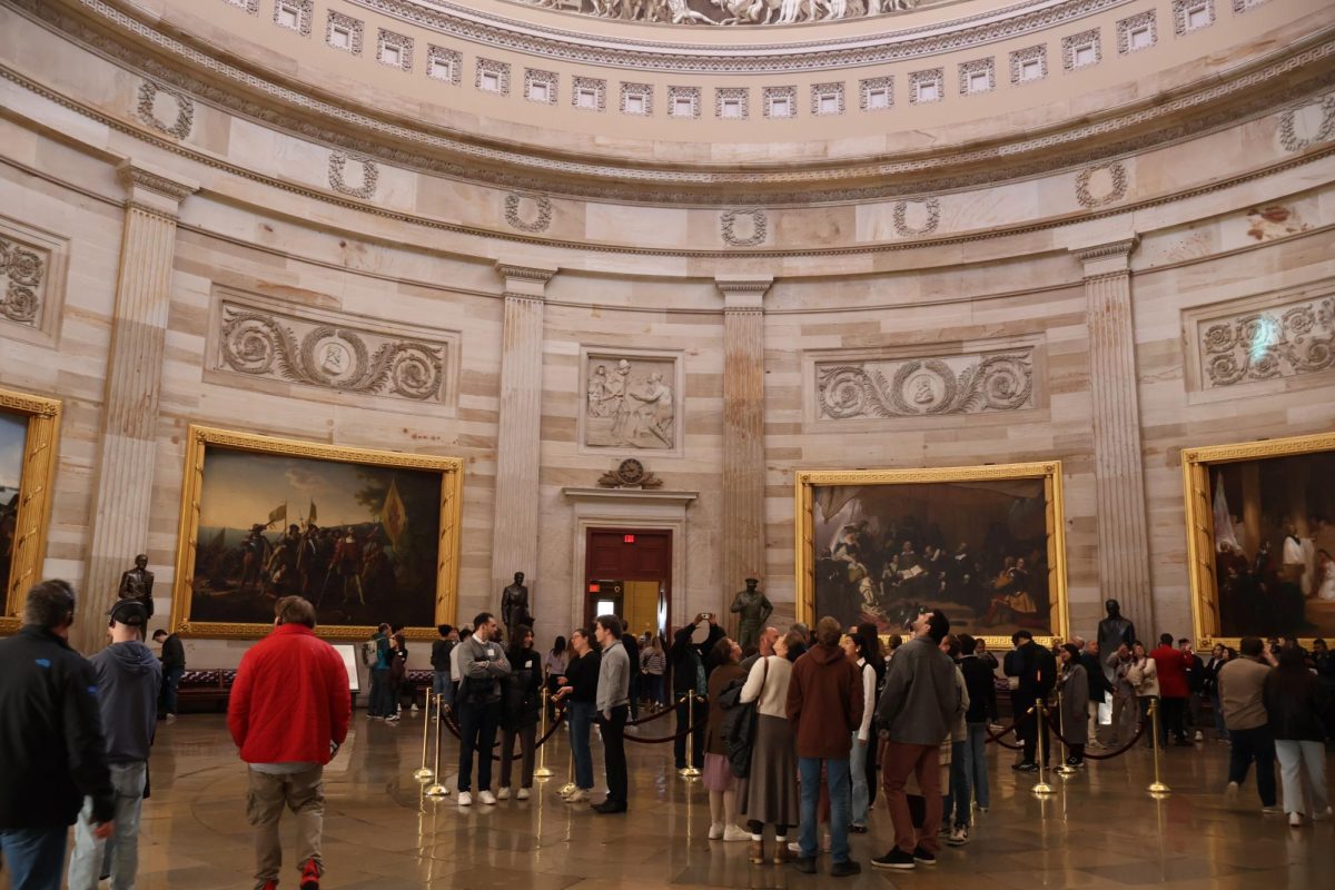 Inside the Capitol’s Rotunda.