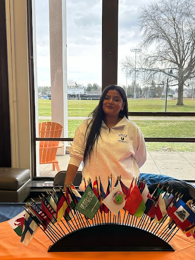International Student Union President Revati Nishant attends a recent Utica University event. Photo courtesy of Revati Nishant.