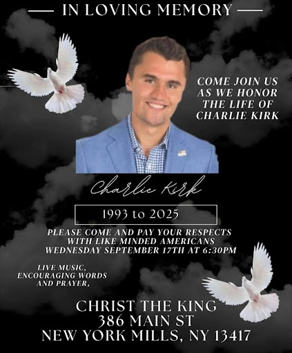 A local church planned a memorial in honor of slain activist Charlie Kirk. Photo sou