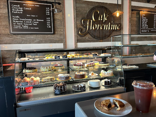 The dessert cases at Cafe Florentine in New Hartford are filled with specialty pastries and cakes. Photo by Mary Christopher