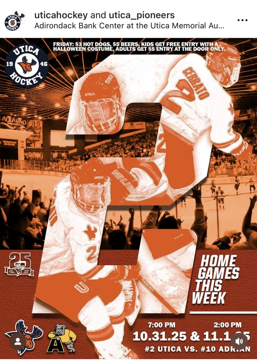 Photo source: Utica Pioneers Instagram