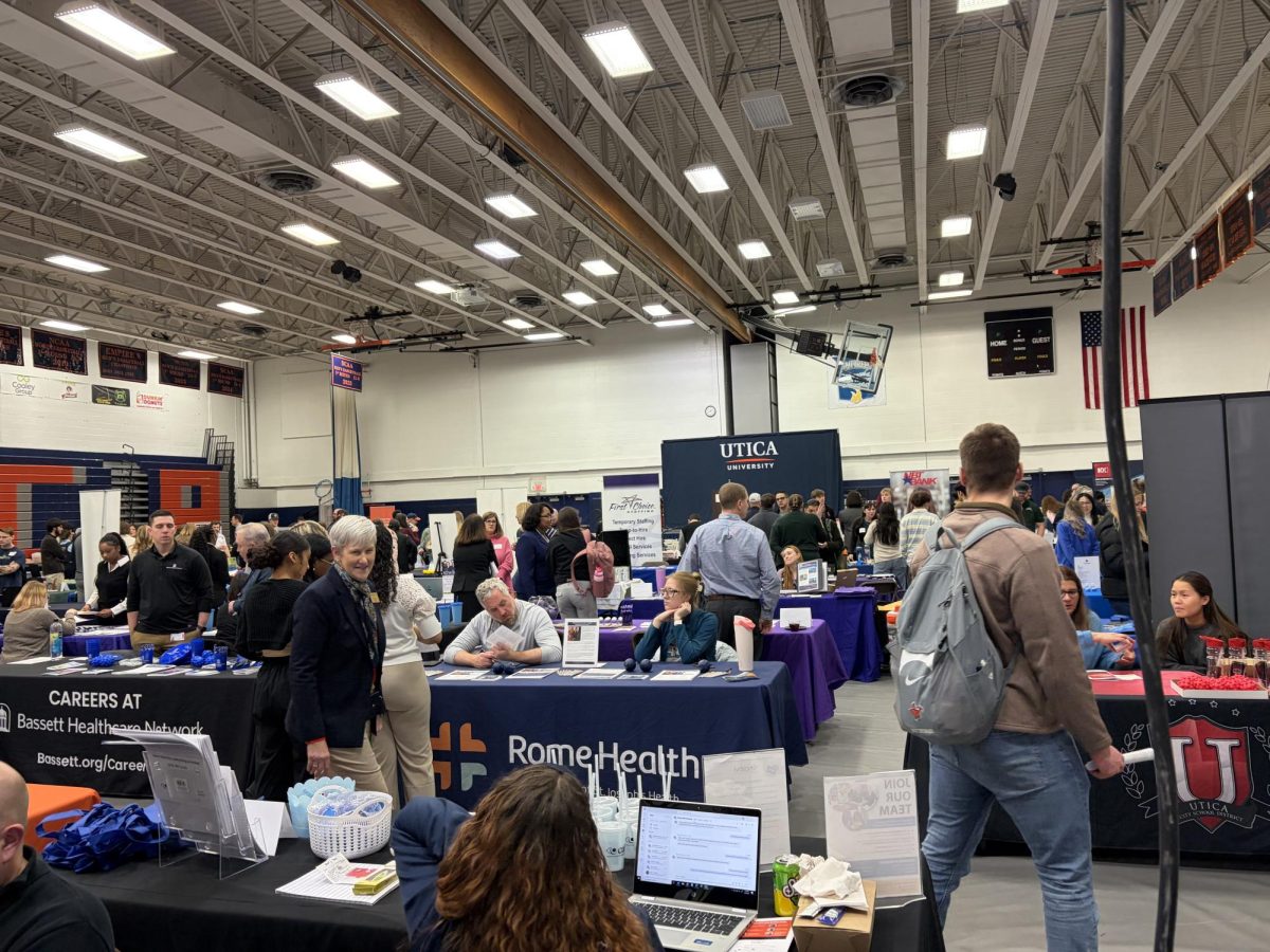 The Job & Internship Career Expo was held at Utica University on March 4. Photo courtesy of the Center for Readiness.